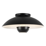Black 5inch Umbra Semi-Flush Mount by Kuzco Lighting