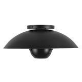 Black 5inch Umbra Semi-Flush Mount by Kuzco Lighting