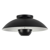 Black 5inch Umbra Semi-Flush Mount by Kuzco Lighting