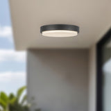 Black 9inch Bailey Exterior Ceiling by Kuzco