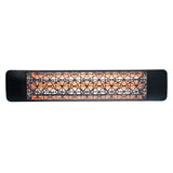 Black Astra Single Element 39" 1500 Watt Electric Patio Heather by Eurofase Heating