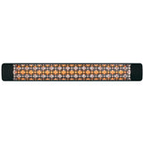 Black Brix Dual Element 61" 3000 Watt Electric Patio Heather by Eurofase Heating