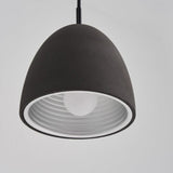 Concrete Castle Noir Pendant by Seed Design Zoomed View