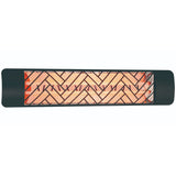 Black Chevron Dual Element 39" 4000 Watt Patio Heather by Eurofase Heating