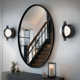 Black Ellaria Bath and Wall Sconce by WAC Lighting Lifestyle