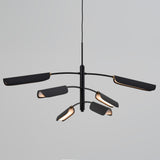 Black Flo Chandelier PR6 by Seed Design