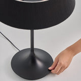 Black Halo Table Lamp by Seed Design Details