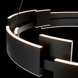 Black Keefe Chandelier by Modern Forms in Zoomed View