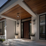 Black Levee Outdoor Task Pendant by WAC Lighting in Outdoor Area
