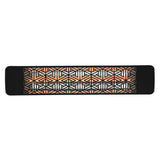 Black Mason Single Element 39" 1500 Watt Electric Patio Heather by Eurofase Heating
