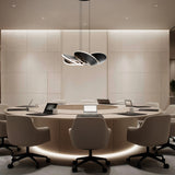 Black Planetarium 4CCT Chandelier by Modern Forms in Office Area