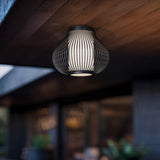 Black Poppin 4CCT LED Outdoor Flush Mount by WAC Lighting