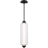 Black Portos Outdoor 4CCT LED Pendant by WAC Lighting
