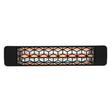 Black Stella Single Element 39" 1500 Watt Electric Patio Heather by Eurofase Heating
