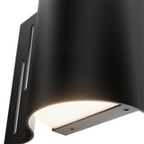 Black Swivet 4CCT Outdoor Wall Sconce by WAC Lighting in Zoomed View