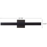 Black Tila Vanity Light by Kuzco Lighting Dimensions