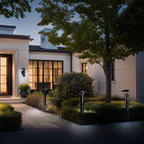 Black Ventt Outdoor Post Light by WAC Lighting in Outdoor Area