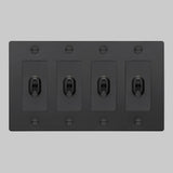 Black without Logo 4G Toggle Switch-Cross by Buster and Punch