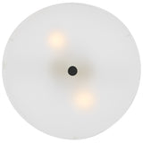 Bliss Semi-Flush Mount Black By Lark Living - Down View