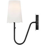 Bliss Wall Sconce Black By Lark Living - Side View