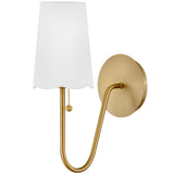 Bliss Wall Sconce Lacquered Brass By Lark Living - Front View