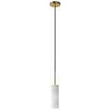 Blizzard 1 Light Pendant Natural Aged Brass By Maxim Lighting