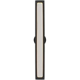 Bloccare Vanity Light 13 Inch Nightshade Black By Visual Comfort Modern - Fornt View1