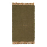 Block Mat - Olive/Natural