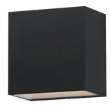 Blok Outdoor LED Wall Sconce by ET2 - 6.25 Inch Black