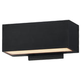 Blok Outdoor LED Wall Sconce Medium Black By ET2