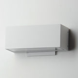 Blok Outdoor LED Wall Sconce Medium White By ET2 - Lifestyle View3