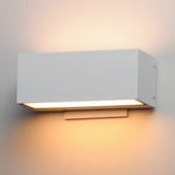 Blok Outdoor LED Wall Sconce Medium White By ET2 - Lifestyle View4
