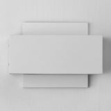 Blok Outdoor LED Wall Sconce Small White By ET2 - Lifestyle View1