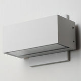 Blok Outdoor LED Wall Sconce Small White By ET2 - Lifestyle View3
