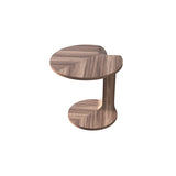 Bloom Side Table By Accord, Size: Medium, Finish: American Walnut