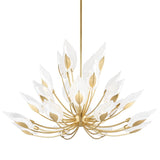 Blossom Chandelier - 24-Light - Gold Leaf by Hudson Valley