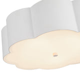 Blossom Flush Mount Antique White By Alora - Detailed View