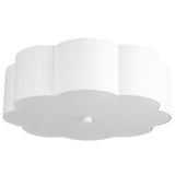 Blossom Flush Mount Antique White By Alora - Front View