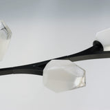 Blossom LED Chandelier by ET2 - 10-Light Linear Black