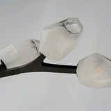 Blossom LED Chandelier by ET2 - 10-Light Linear Black