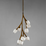 Blossom LED Chandelier by ET2 - 10-Light Vertical NAB