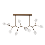 Blossom Modern Branch Chandelier Large Flat Bronze By Hammerton