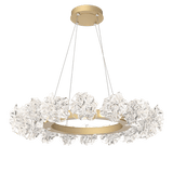 Blossom Ring Chandelier Medium Gilded Brass By Hammerton