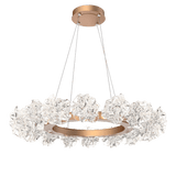 Blossom Ring Chandelier Medium Novel Brass By Hammerton