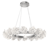 Blossom Ring Chandelier Medium Satin Nickel By Hammerton