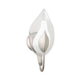 Blossom Wall Sconce - 1-Light - Silver Leaf by Hudson Valley