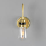 Bo Swan Neck Wall Light - Satin Brass