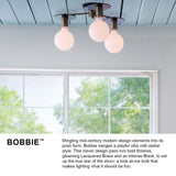 Bobbie Extra Small Single Light Flush Mount