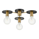 Bobbie Medium Three Light Semi-Flush Mount