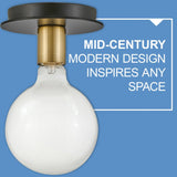 Bobbie Medium Three Light Semi-Flush Mount